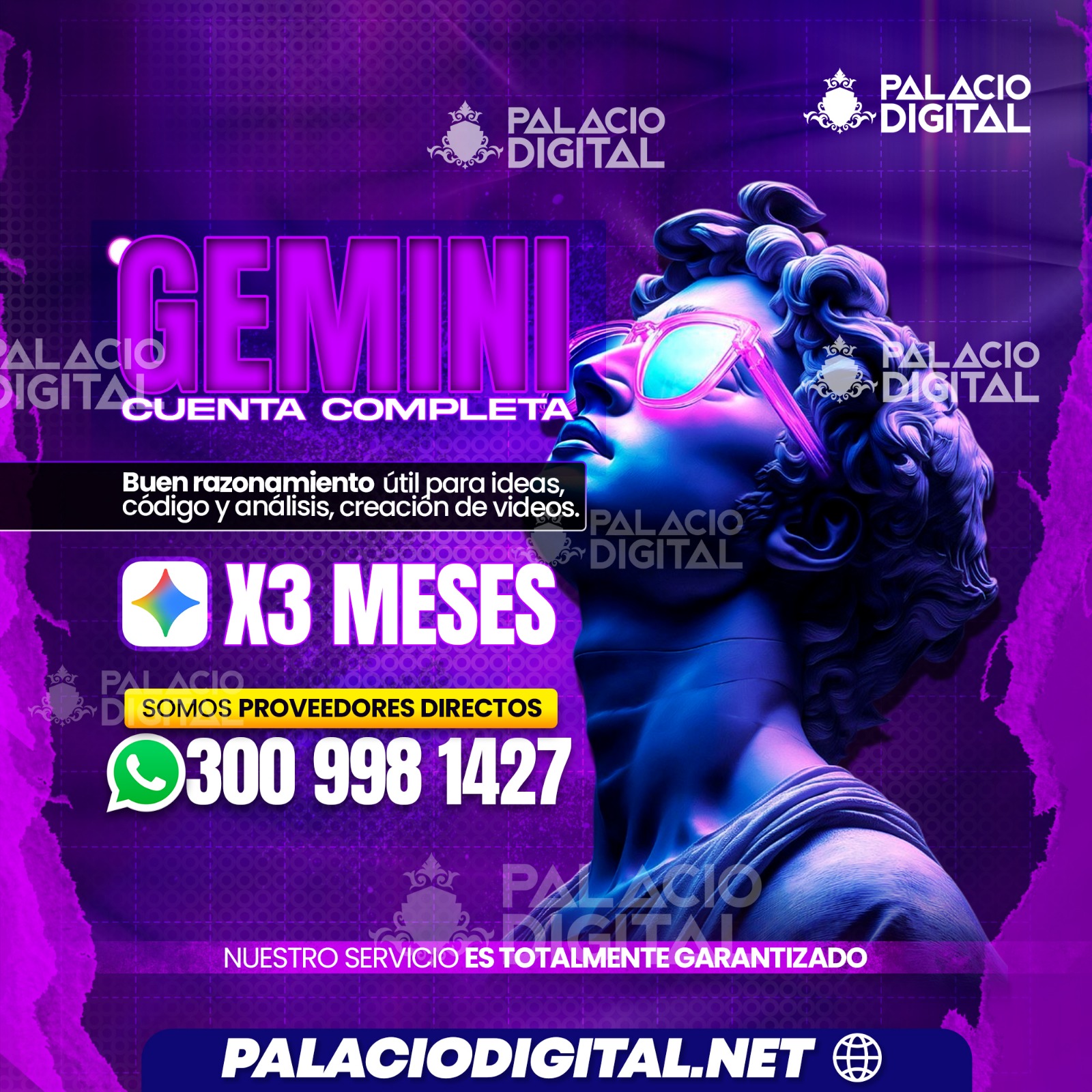 🤖 GEMINI IA 3 MESES – CUENTA COMPLETA