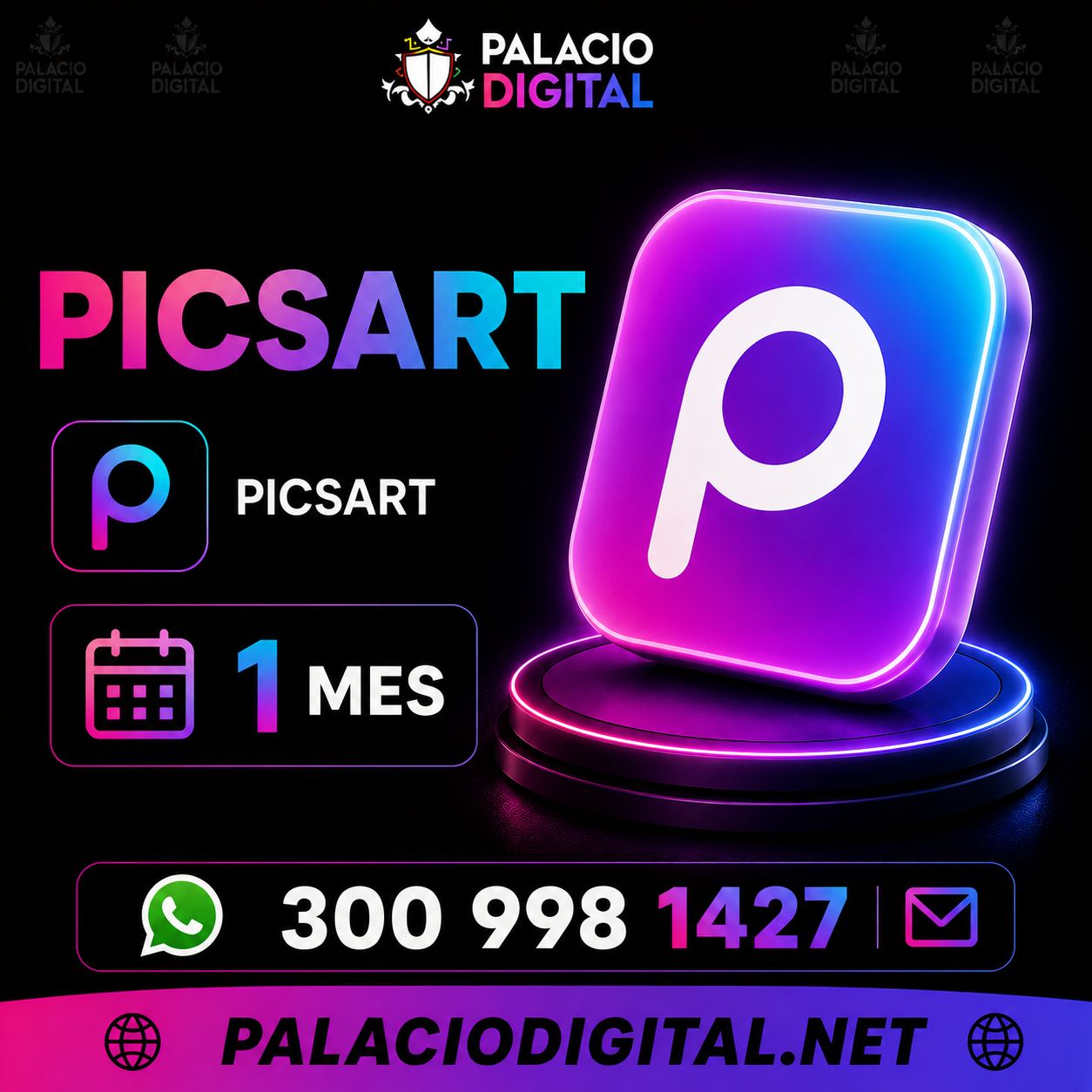 🎨 PICSART - 1 MES